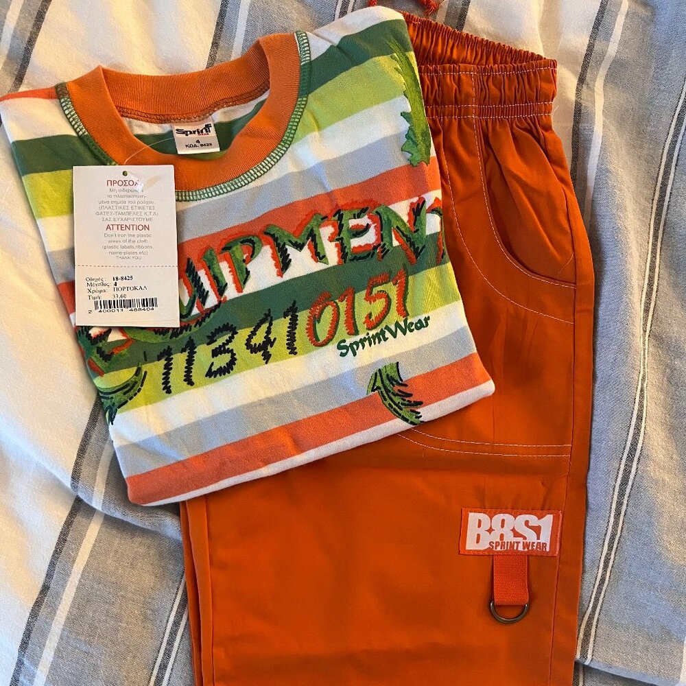 SPRINT WEAR 100% COTTON BOYS SET BRAND NEW